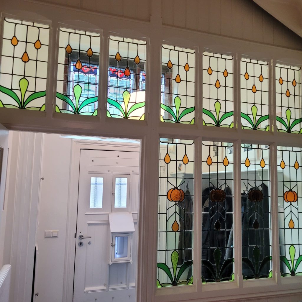 glas in lood jugendstil atelier domstad